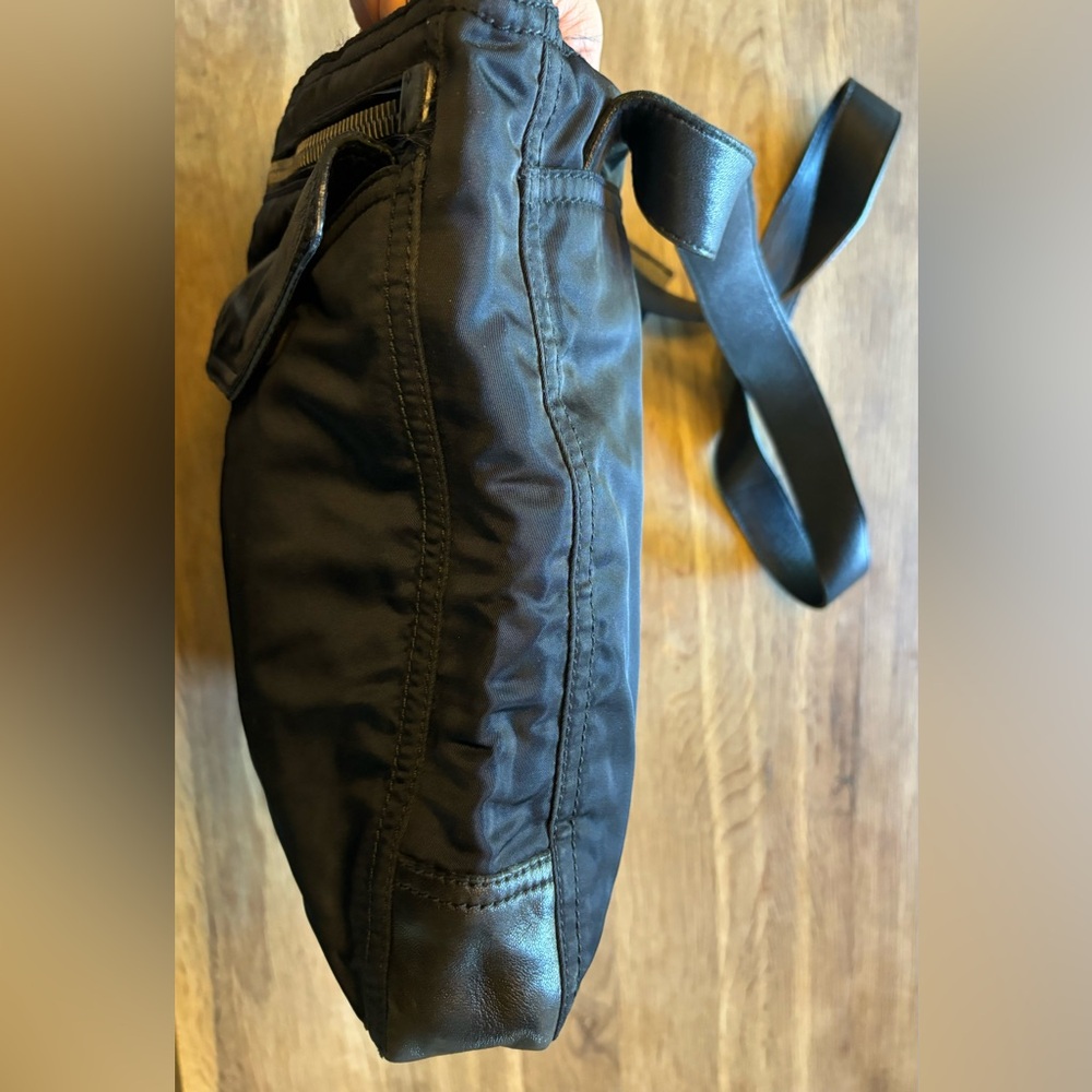 Prada Nylon & Leather Black Tote - Picture 5 of 9
